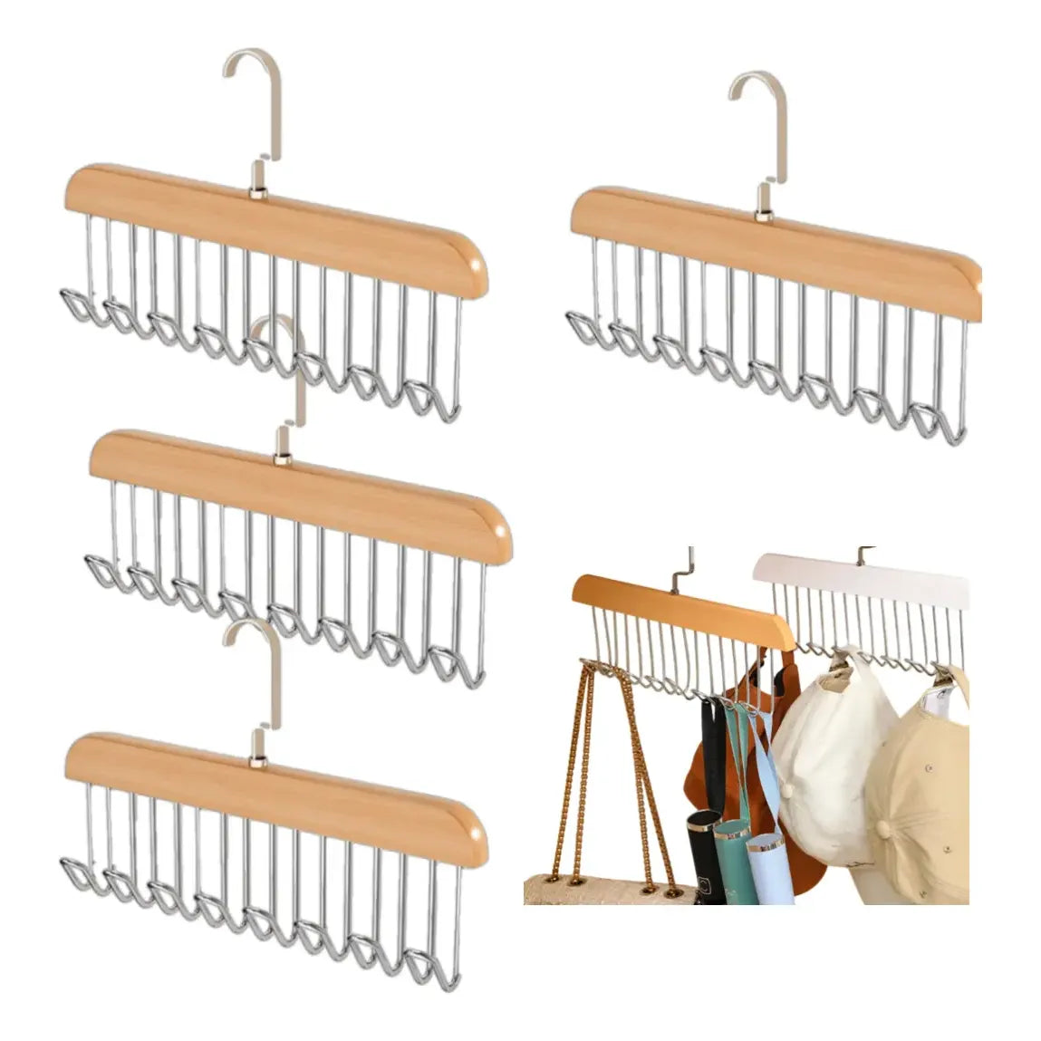Organizador de Ganchos para Clóset 2x1